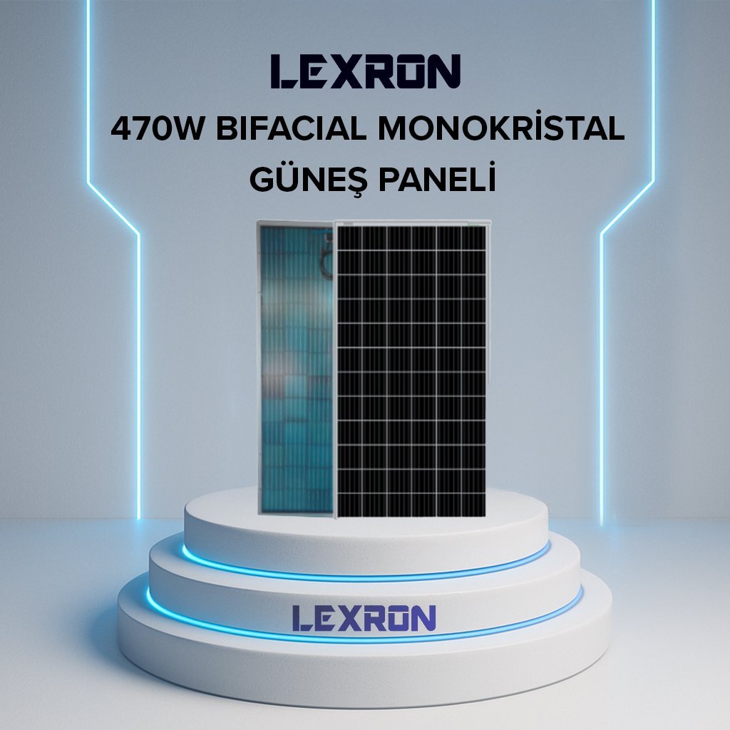 470W BIFACIAL MONOKRİSTAL GÜNEŞ PANELİ