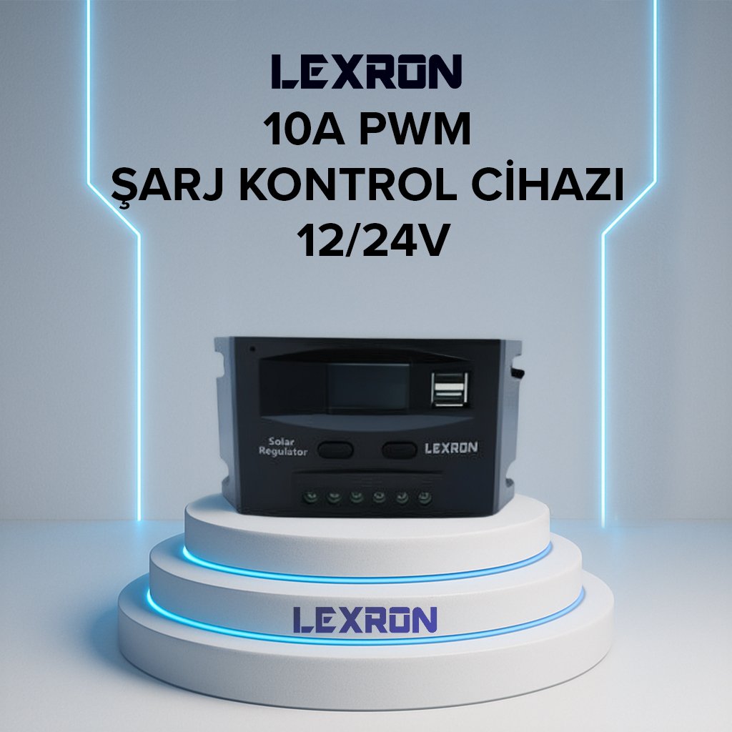10A PWM ŞARJ KONTROL CİHAZI