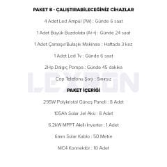 6.2kW POLİKRİSTAL PAKET SİSTEM 1 (PAKET 8)