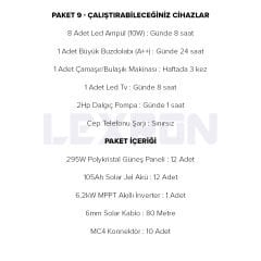 6.2kW POLİKRİSTAL PAKET SİSTEM 2 (PAKET 9)