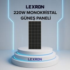 220W MONOKRİSTAL GÜNEŞ PANELİ