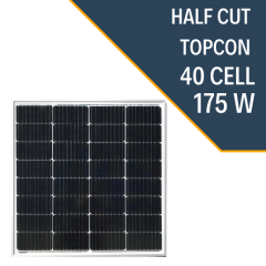 175W HALF CUT TOPCON GÜNEŞ PANELİ