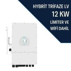 12KW HİBRİT TRİFAZE İNVERTER LV