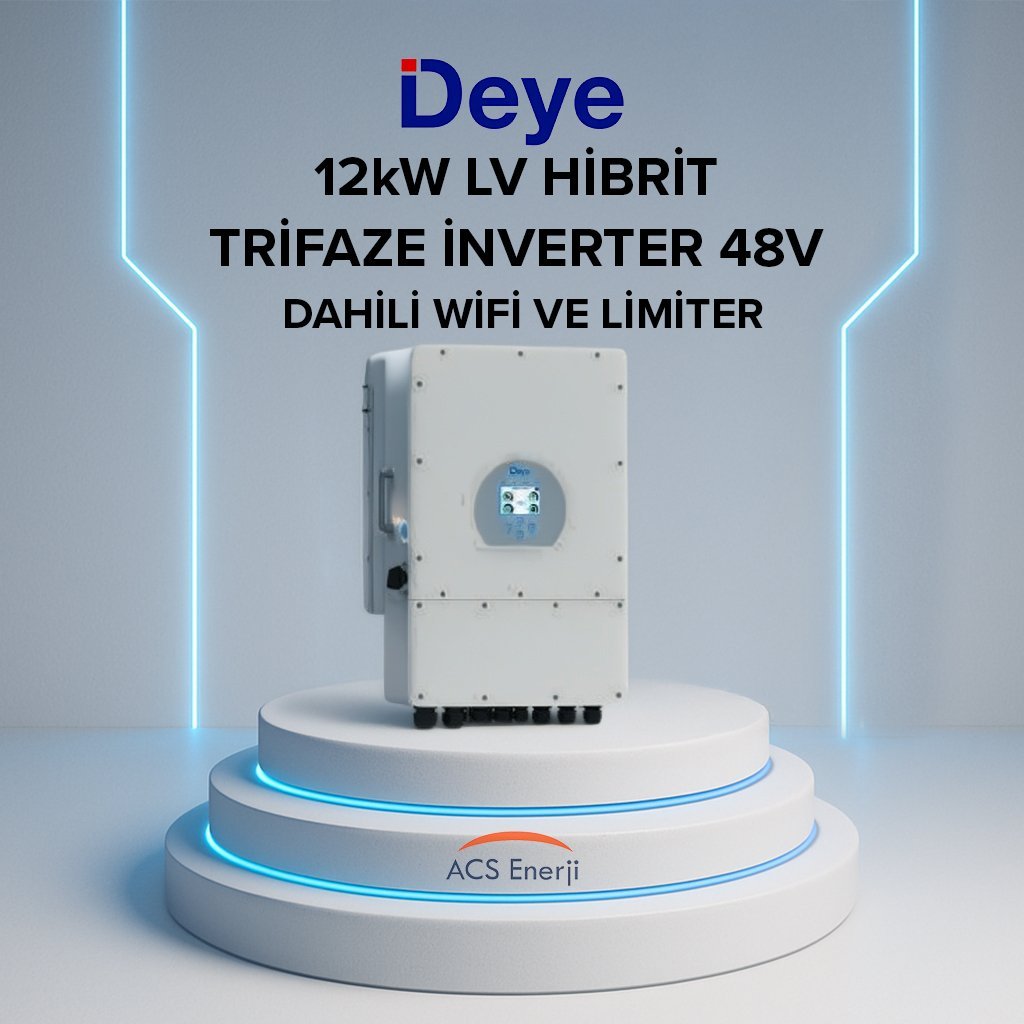 12KW HİBRİT TRİFAZE İNVERTER LV