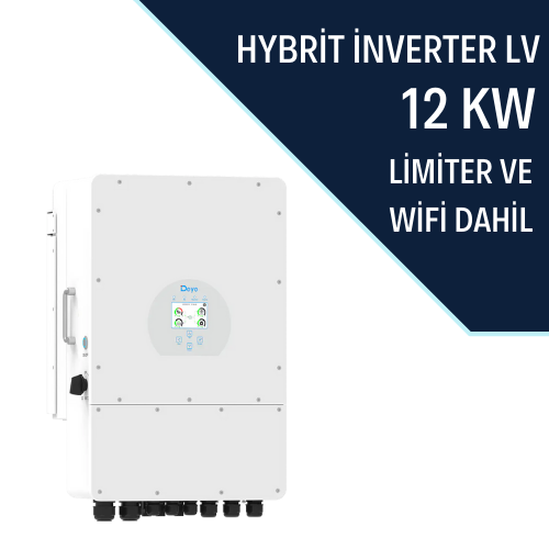 12KW HİBRİT TRİFAZE İNVERTER LV