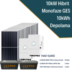 10KW MONOFAZE HİBRİT SİSTEM 1