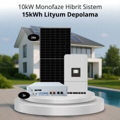10kW MONOFAZE HİBRİT SİSTEM 2