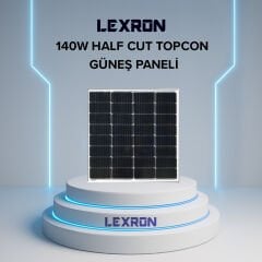 140W HALF-CUT TOPCON GÜNEŞ PANELİ