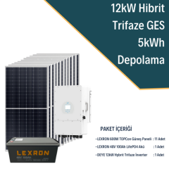 12KW TRİFAZE HİBRİT SİSTEM 1