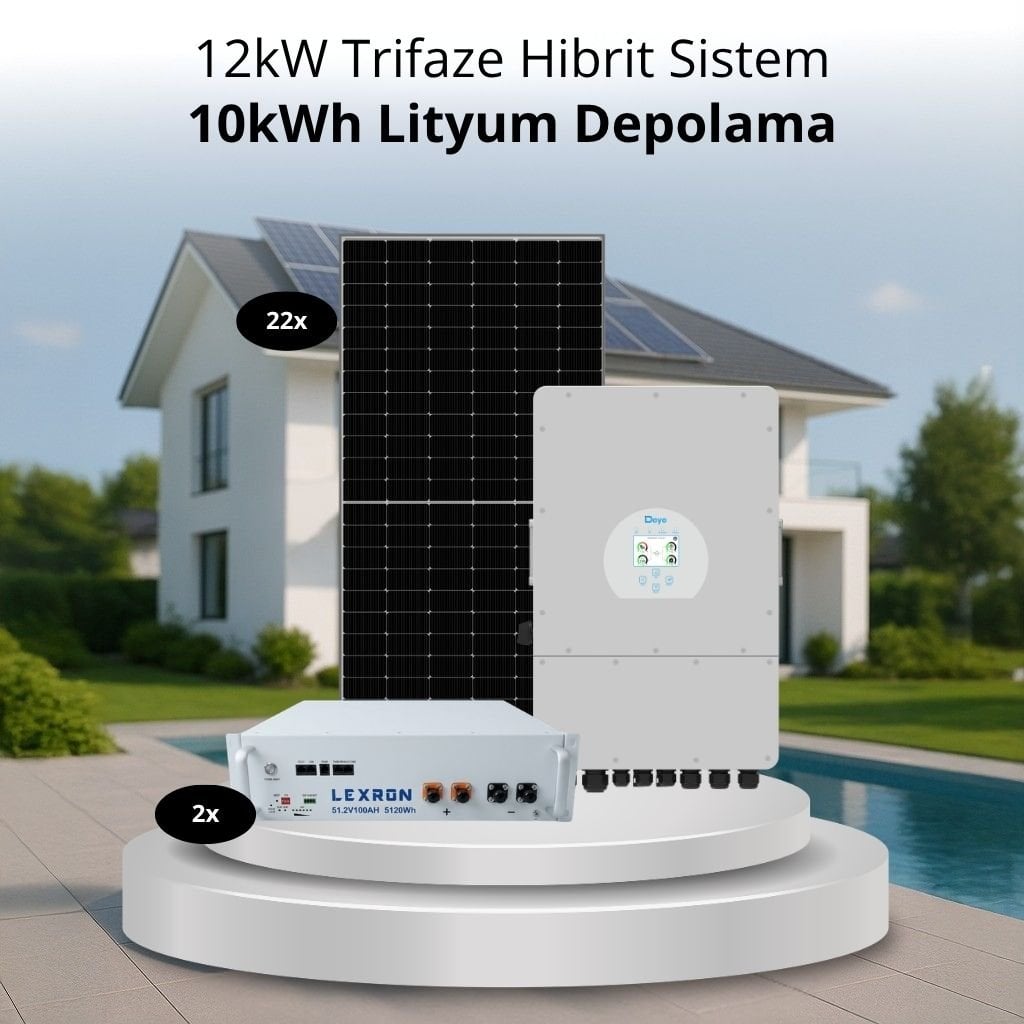 12KW TRİFAZE HİBRİT SİSTEM 2