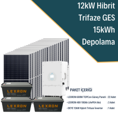12KW TRİFAZE HİBRİT SİSTEM 3