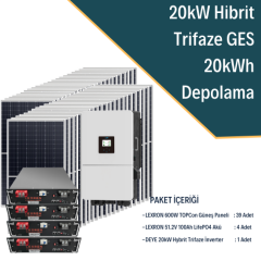 20KW TRİFAZE HİBRİT SİSTEM 1