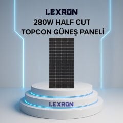 280W HALF-CUT TOPCON GÜNEŞ PANELİ