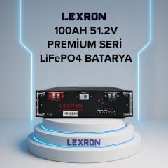 100AH 51.2V PREMİUM SERİSİ LIFEPO4 BATARYA