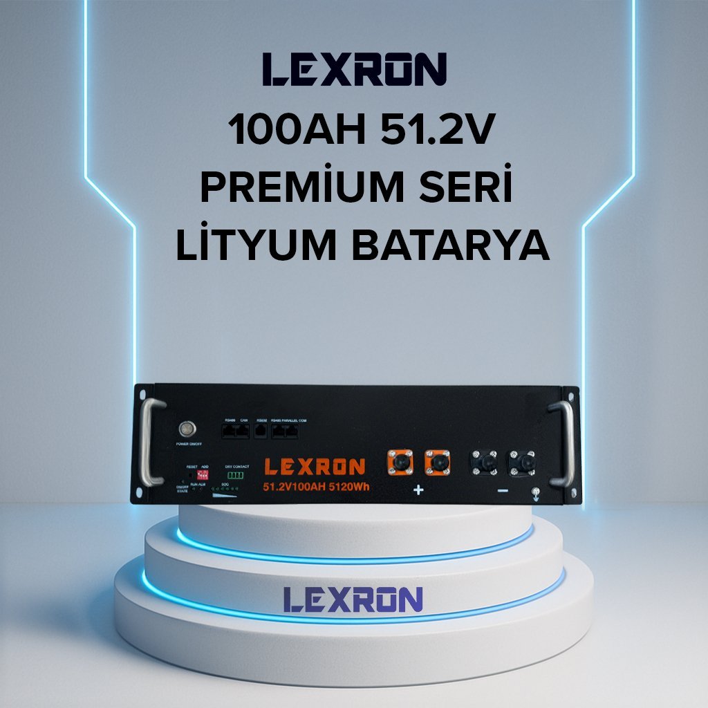 100AH 51.2V PREMİUM SERİSİ LİTYUM BATARYA