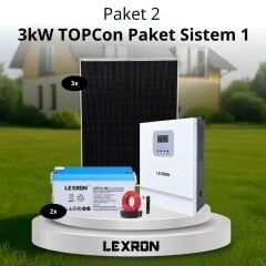 3kW TOPCON PAKET SİSTEM 1 (PAKET 2)