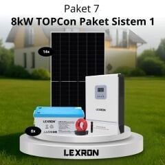 8kW TOPCON PAKET SİSTEM 1 (PAKET 7)