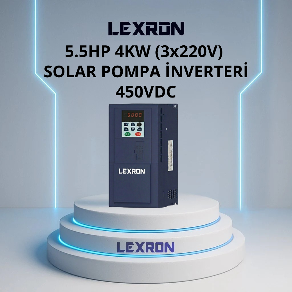 5.5HP 4kW (3x220V) SOLAR POMPA INVERTERİ