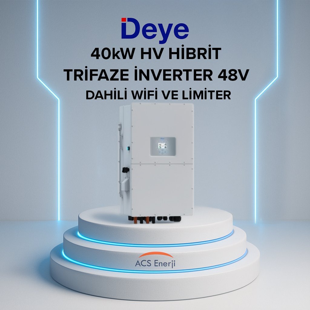 40KW HİBRİT TRİFAZE İNVERTER HV