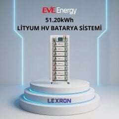EVE 51.20kWh LİTYUM HV (YÜKSEK VOLTAJ) BATARYA SİSTEMİ