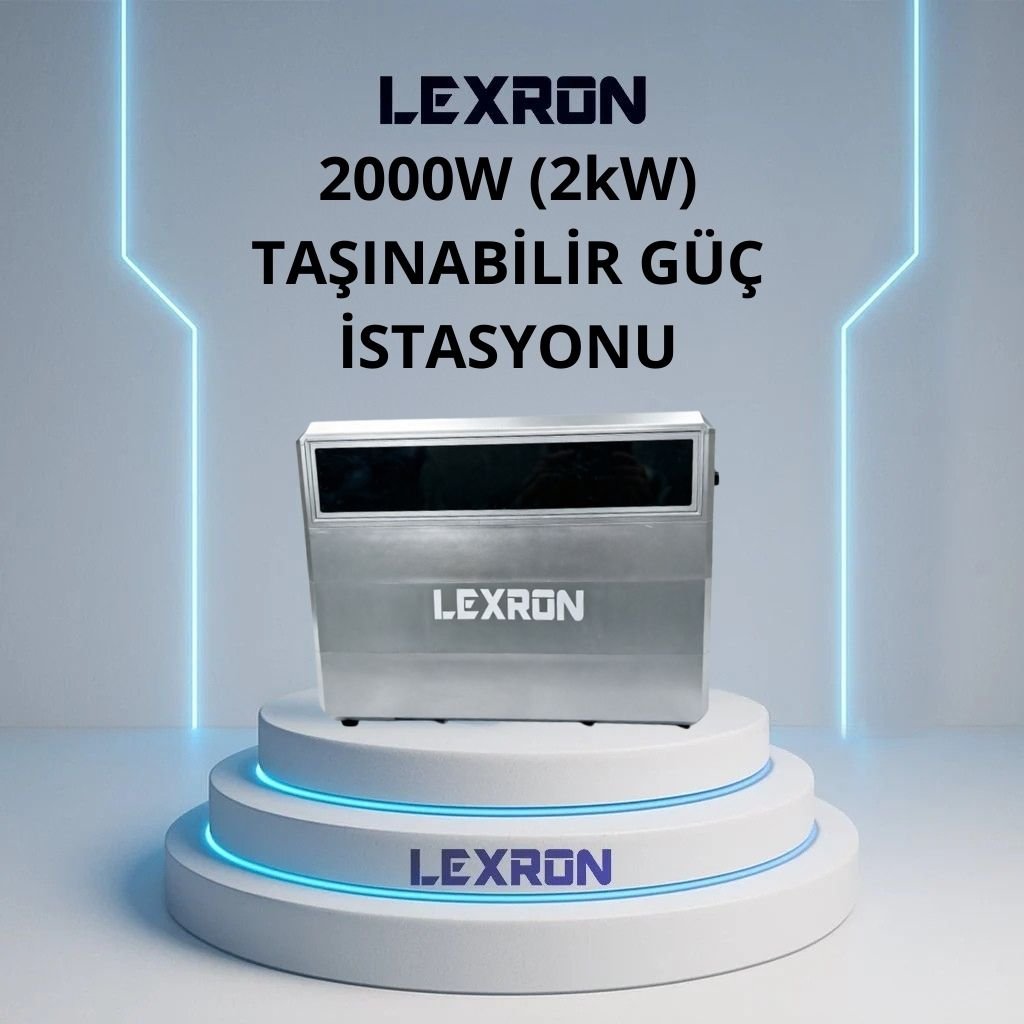 Lexron 2000W Taşınabilir Güç İstasyonu