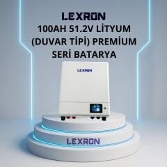 100AH 51.2V PREMİUM SERİSİ (DUVAR TİPİ) LİTYUM BATARYA