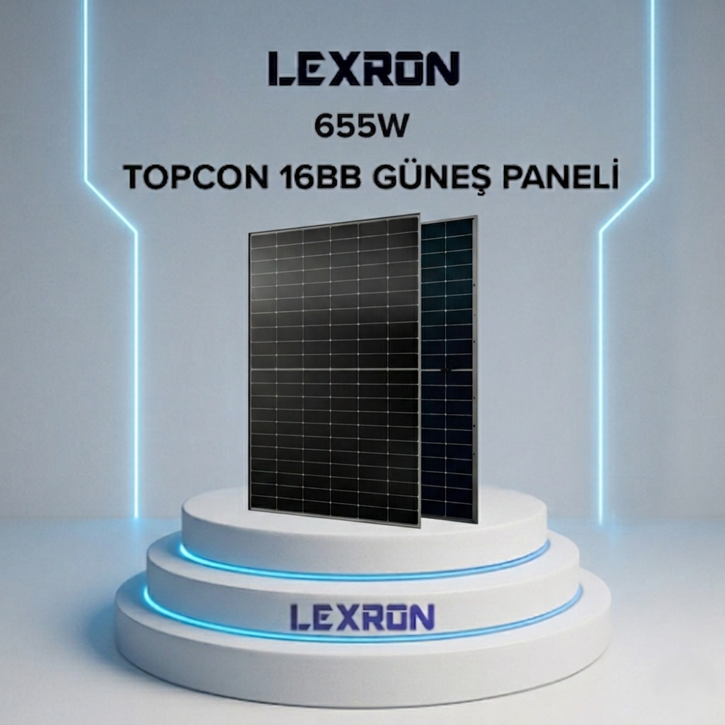 655W HALF-CUT TOPCON 16BB MONO GÜNEŞ PANELİ