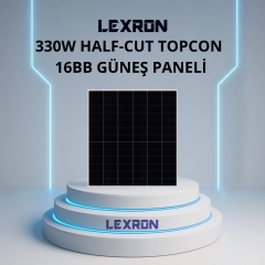 330W 64 CELL 16BB HALF-CUT TOPCON GÜNEŞ PANELİ