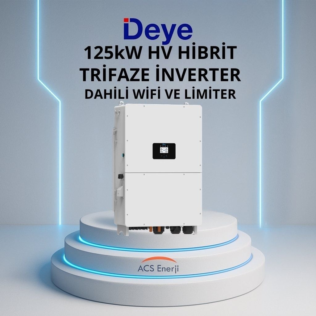 125KW HİBRİT TRİFAZE İNVERTER HV