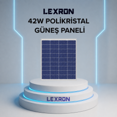 42W POLİKRİSTAL GÜNEŞ PANELİ